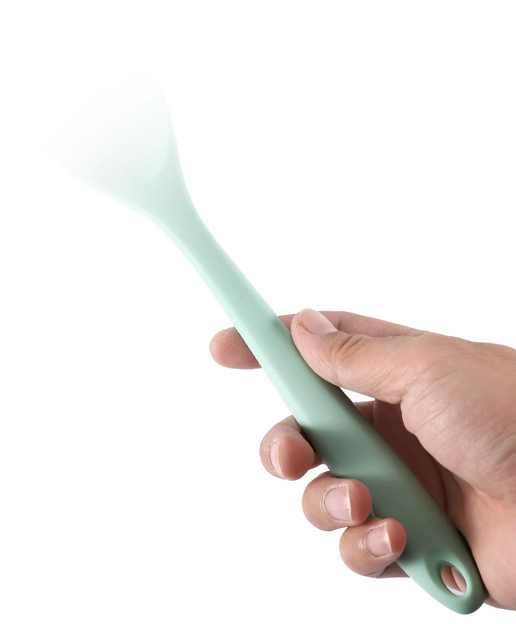 Description Picture 6 of itemSilicone Duck Tongue Shovel Food Grade Non Stick Butter Cooking Silicone Spatula Salad Mixing Scraper Cake Baking Tool