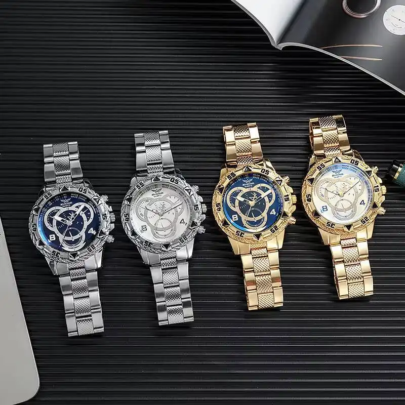 Luxury Large Dial Men Business Watches Fashion Male Analog Quartz Wristwatch Reloj Hombre - Image 5