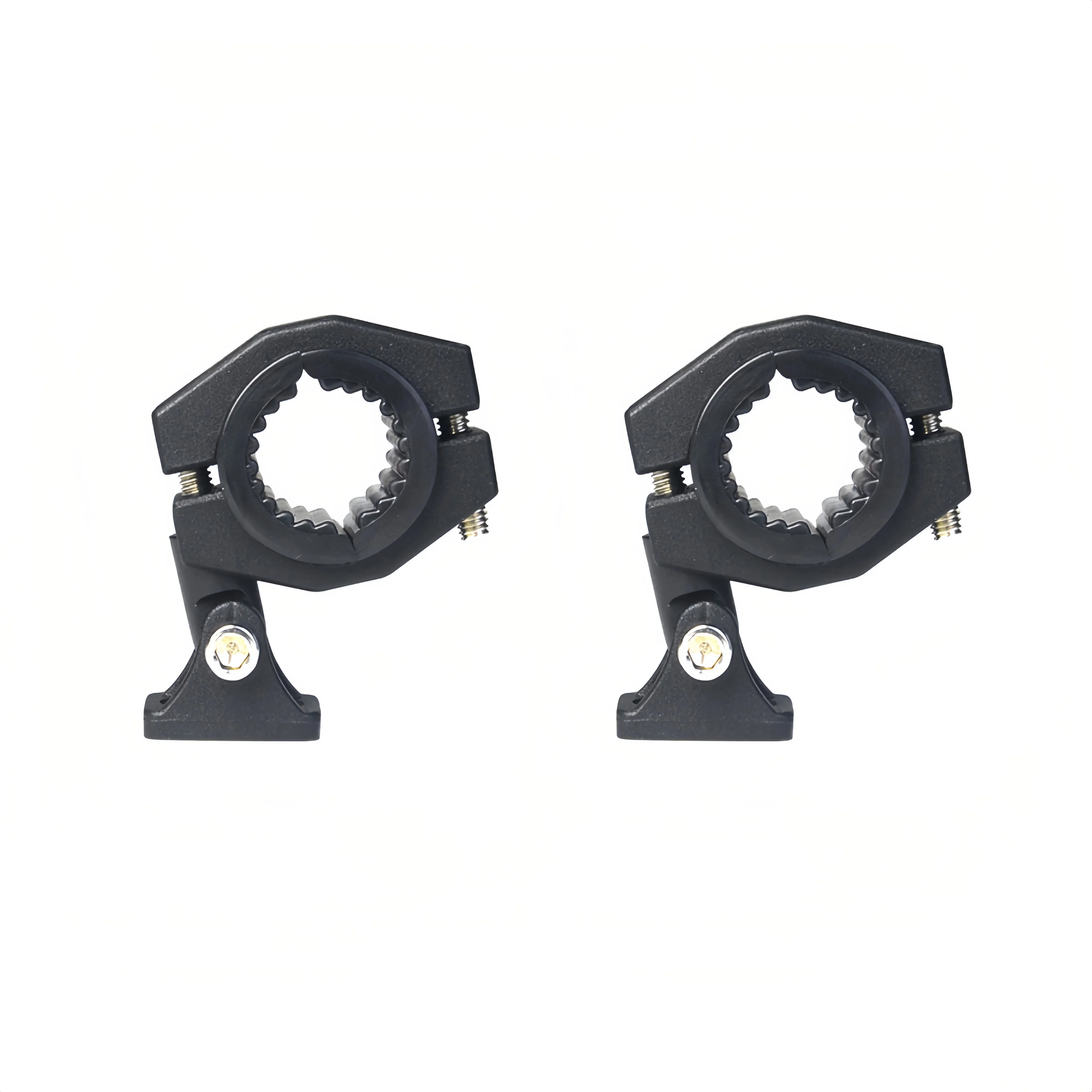 Motorcycle LED Headlight Spotlight Mount Bracket Adjustable Fog Light Auxiliary
