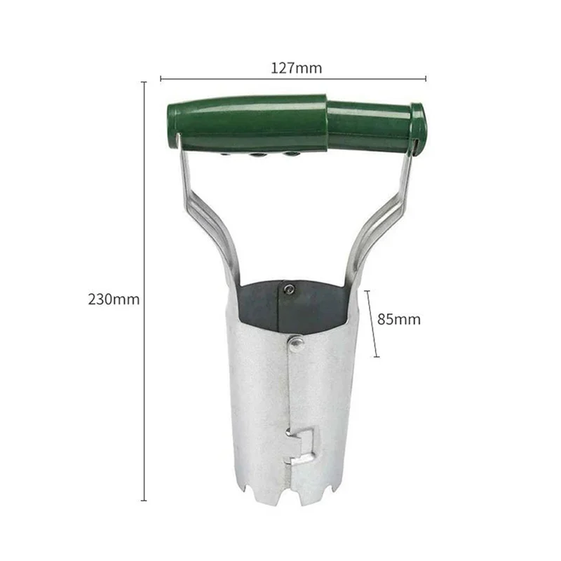 Plant Seed Sower Cylinder Planter Agricultural Seedling Tube Transplanter Garden Seed Disseminators Handheld Planting Machine Garden Bulb Planter
