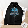 Zipper Hoodie with Design Sense, Small and Popular Spicy Girl Open Coat, Street Trendy Casual Coat, 2024 6