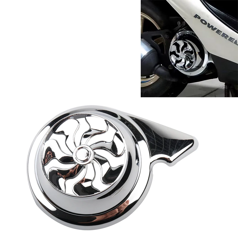 Motorcycle Cooling Fan For Dio 50 DIO50 Dio ZX AF34 AF35 Motorcycle Scooter Chrome Fan Cover Engine Cooling Protective Cover