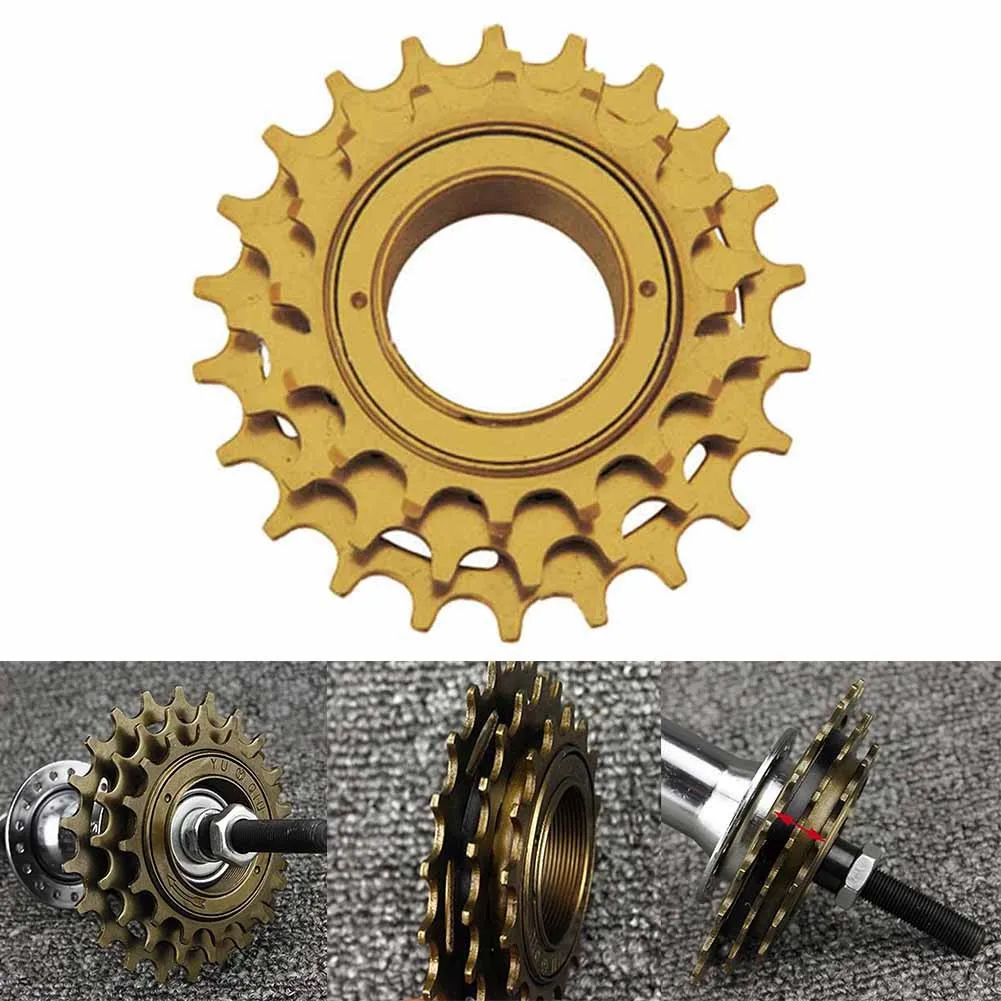 Bicycle Freewheel 3 Speed 161922t Cassette Freewheel Durable Bike