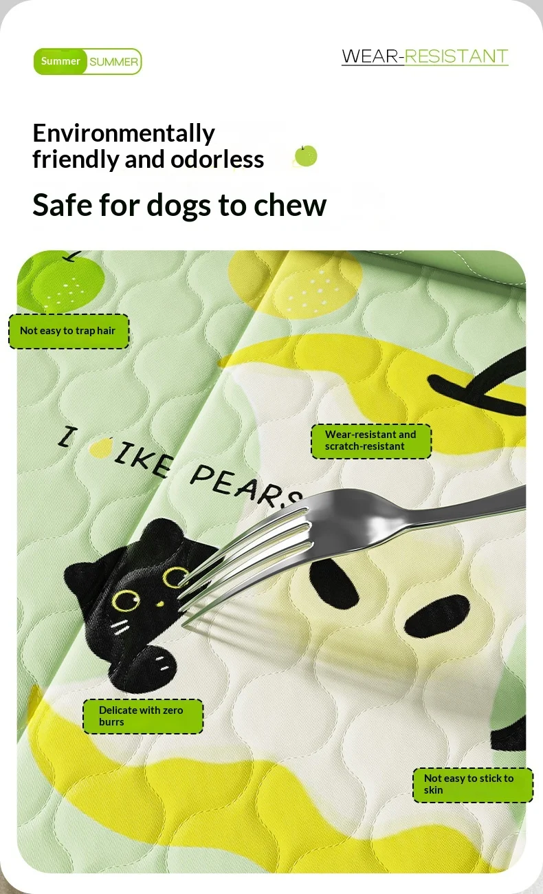 Cooling Pet Mat For Dogs And Cats Breathable Self Cooling Pad_voghion.com