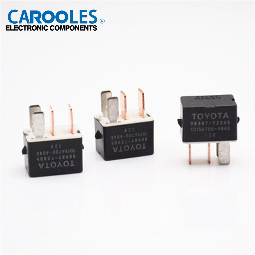 

1pcs Black Shell Electric Relay 12V 4PIN Relay Small Relay