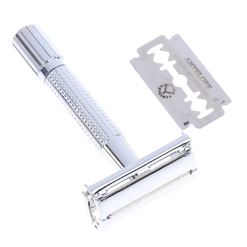 Stainless Steel Classic Razor Handle for Men