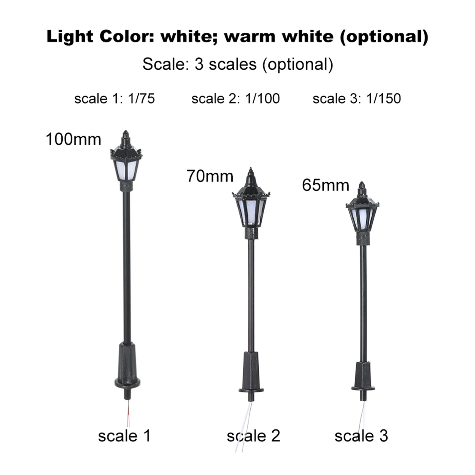 20Pcs Model HO Railway Train 3V LED Lamppost Stree... - Vicedeal