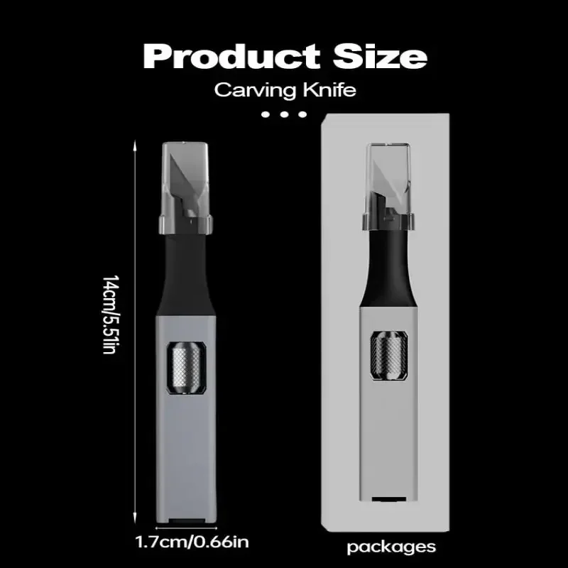 Pen-Shaped Diy Aluminum Handle Carving Knife Non-Slip Carver With Replaceable Blade Portable Multi-Functional Pen Carving Knife 6
