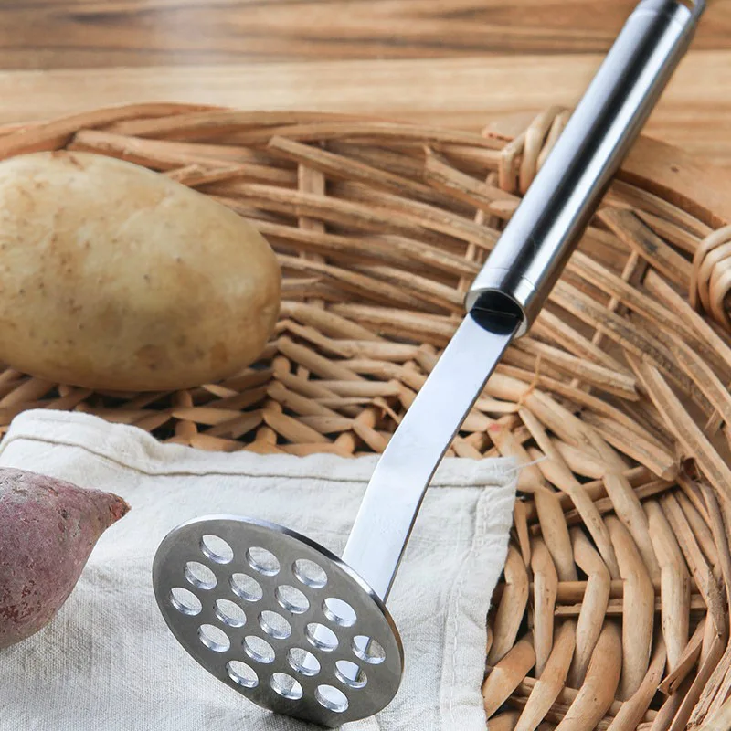 Stainless Steel Potato Mashers High Quality Thickened Potatoes Mud Press Manual Crusher Kitchen Fruit Vegetable Cutter Tools