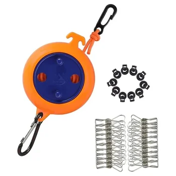 8M Outdoor Retractable Clothesline 1