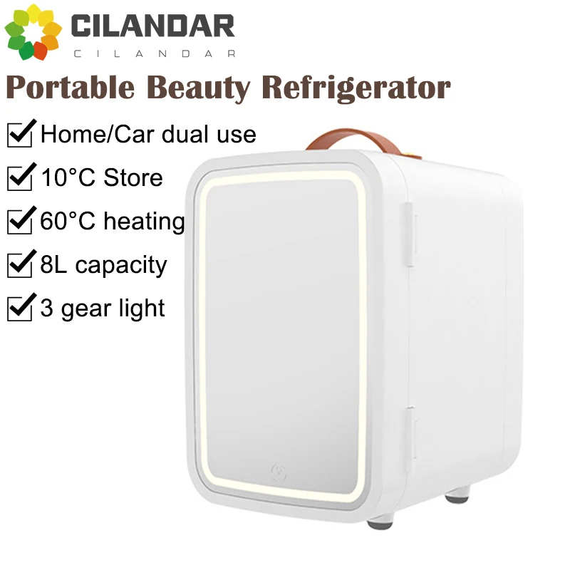 2024 New 8L Car Mini Refrigerator Home Beauty Refrigerator Car Refrigerator Refrigerator Incubator Car Refrigerator