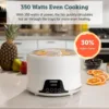 Food Dehydrator Machine for Jerky, 5 BPA-Free Trays Dryer w/ 48H Timer and 165°F Temperature Control 5