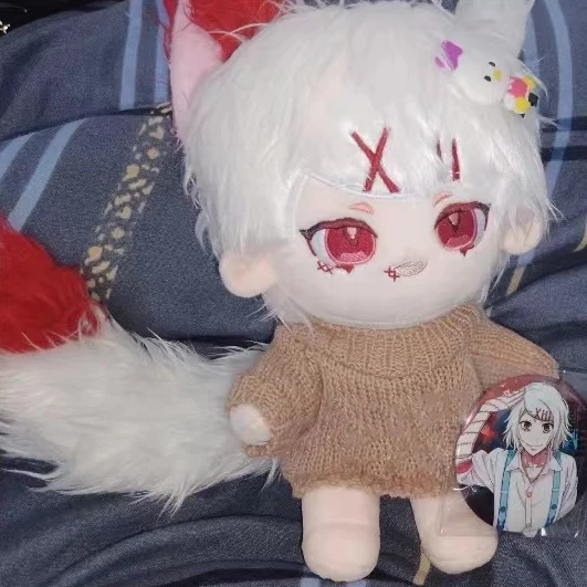 Stuffed Anime Tokyo Ghoul JUZO SUZUYA / REI 20cm Cotton Doll Toys