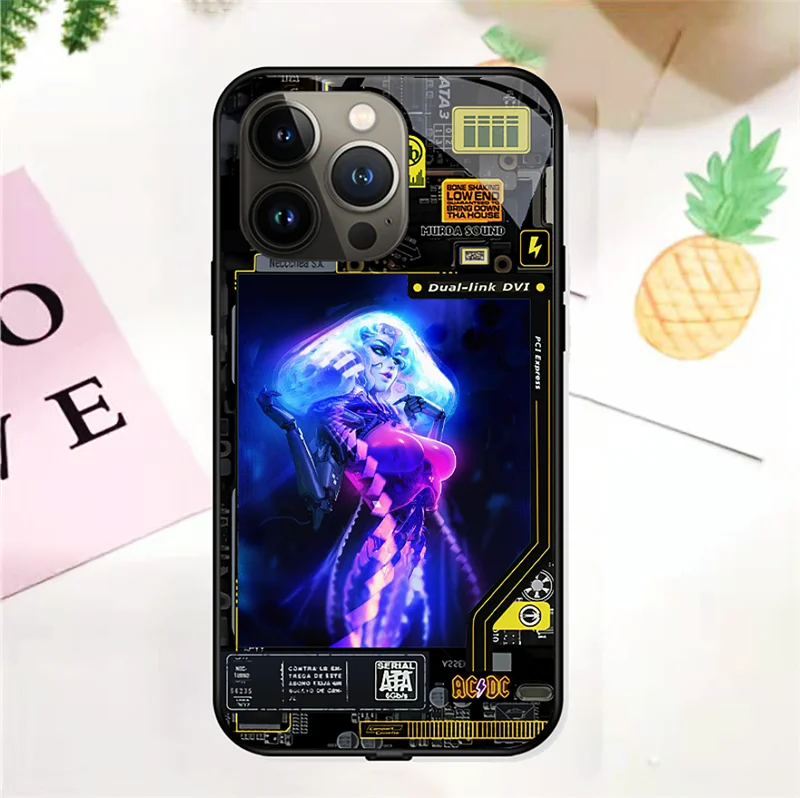 Color Changing Led Light Phone Case Smart Led Luminous Phone Case
