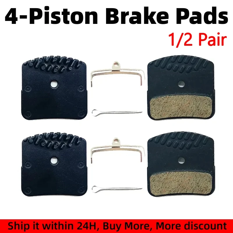 12PairMountainBicycleResinPadsDiscBrakePadforShimanoBR
