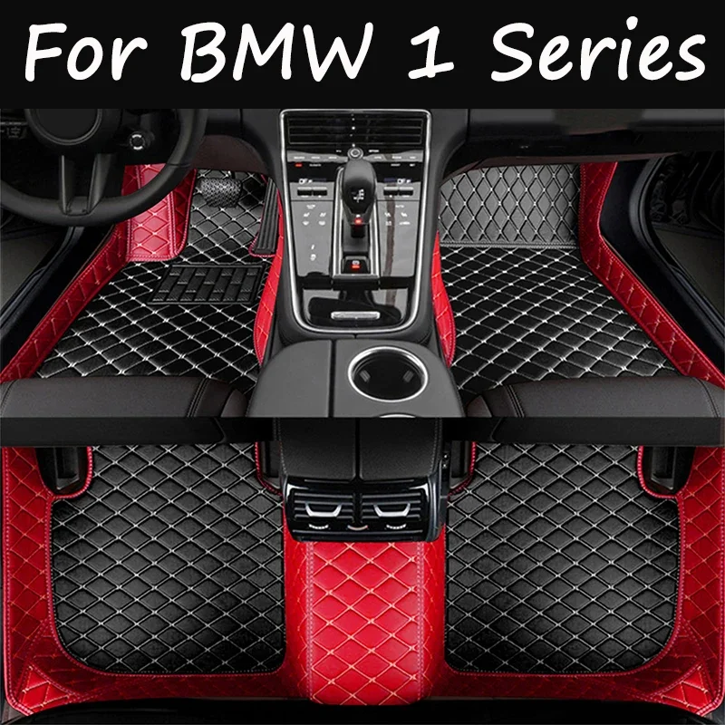 

Car Floor Mats For BMW 1 Series MK2 F20 2012~2019 pets Rugs Protective Pad Luxury Leather Mat Accessories 116i 118i 116d