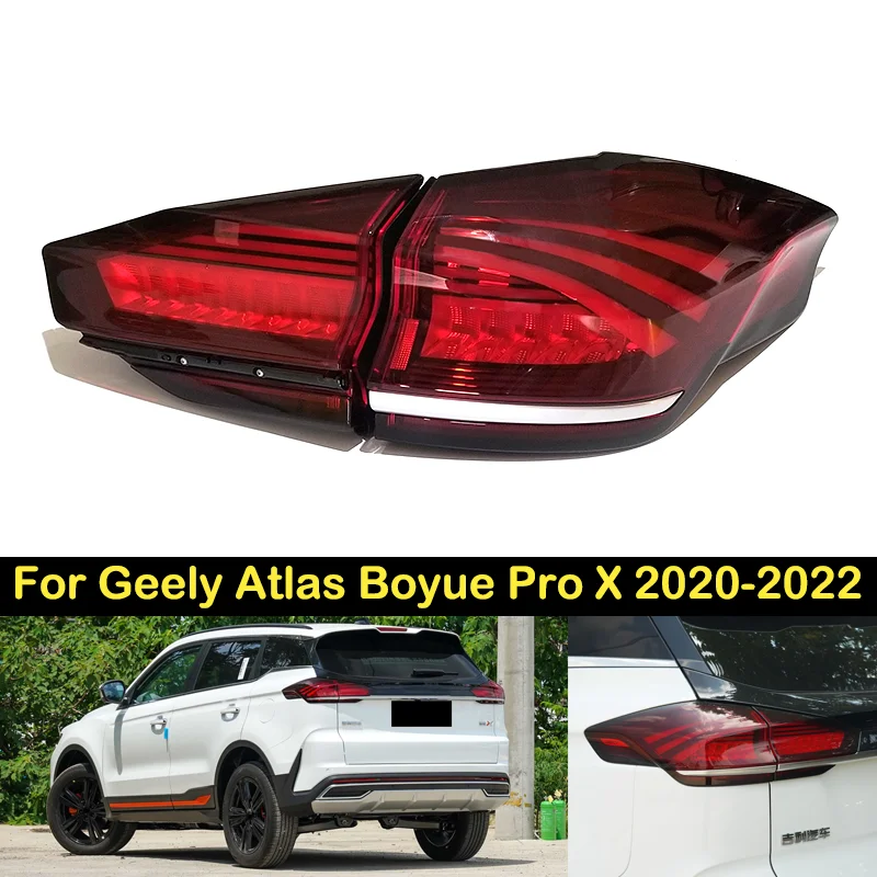 

DECHO Taillight For Geely Atlas Boyue Pro X 2020 2021 2022 Brake Light Rear bumper Taillights taillamps tail light