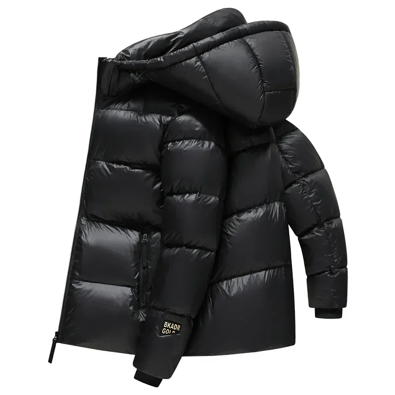 New Hooded Black Gold High-end Puffer Jacket Winter Fashion Jackets Coats Men Clothing Doudoune Homme Ropa Hombre Chaquetas