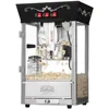 8-ounce popcorn maker with stainless steel kettle, refuse core tray, warm light, and large northern popcorn accessories (black) 1