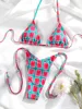 Miyouj Bandage Biquini Sexy Bikini Sets New Bathsuits Printed Beachwear Women's Two Piece Suit Low Waist Swimsuit 2025 Swimwear