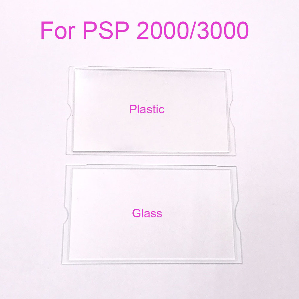 For PSP 2000 3000 LCD Screen Display Plastic Cover Len Panel For PSP Console Front Shell Cover Glass Len
