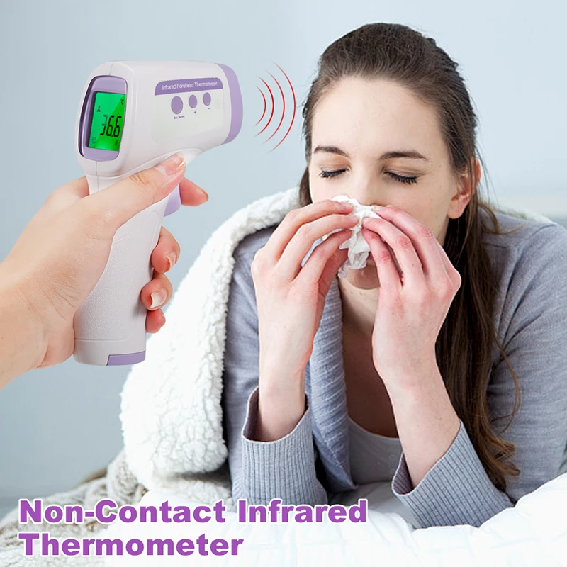 Infrared Thermometer Human Body/Forehead Non-Contact Temperature Digital IR Thermometers High Fever Forehead Thermometer for digital thermometer
