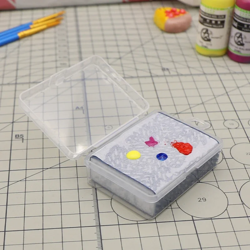 Mini Wet Plate Water-based Paint Pigment Hand-painted Moisturizing Color Palette Model Figure Clay Painting Pottery Tool