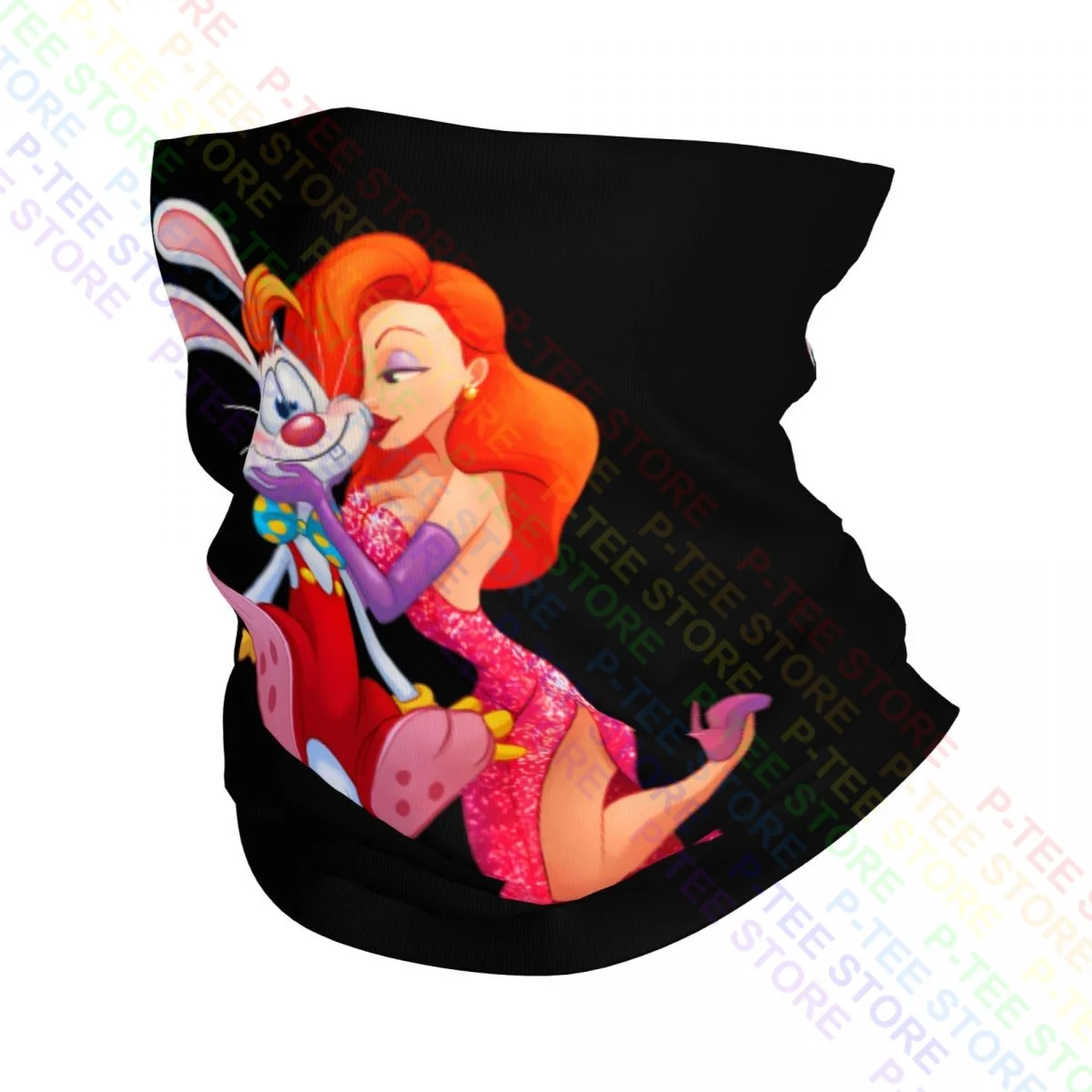 Jessica Rabbit And Roger Rabbit Who Incorniciato Roger Rabbit Neck Ghetta Bandana Sciarpa Stampa Maschera Per Il Viso