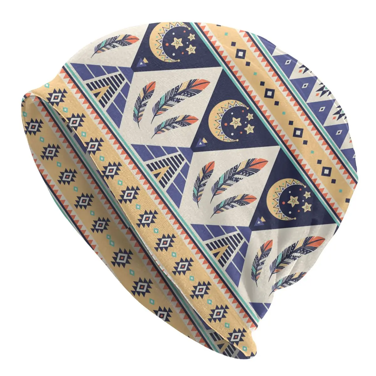

Moon Colorful Bonnet Homme Sport Skullies Thin Beanies Caps Novelty Fabric Hats
