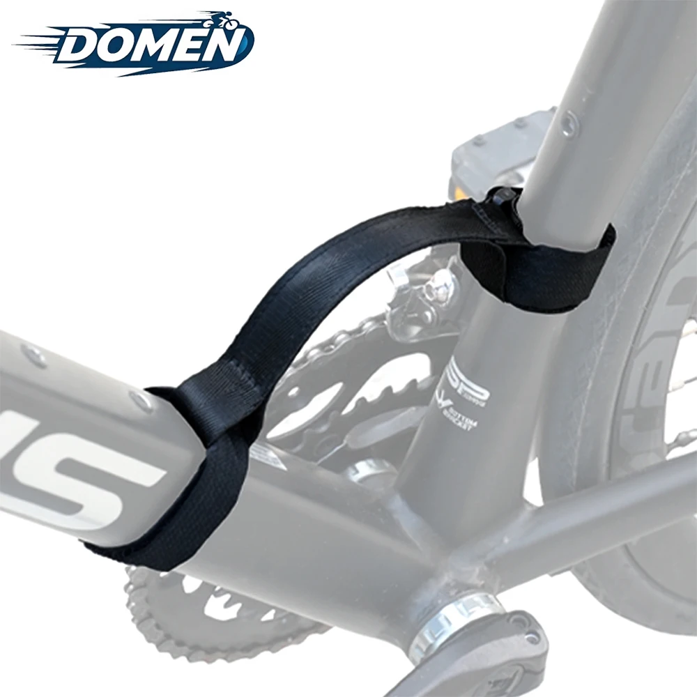 Description Picture 2 of itemDOMEN Bike Handlebar Strap Labor Saving Nylon Carry Handle for Portable Bicycle Frame Mount Cycling Equipment