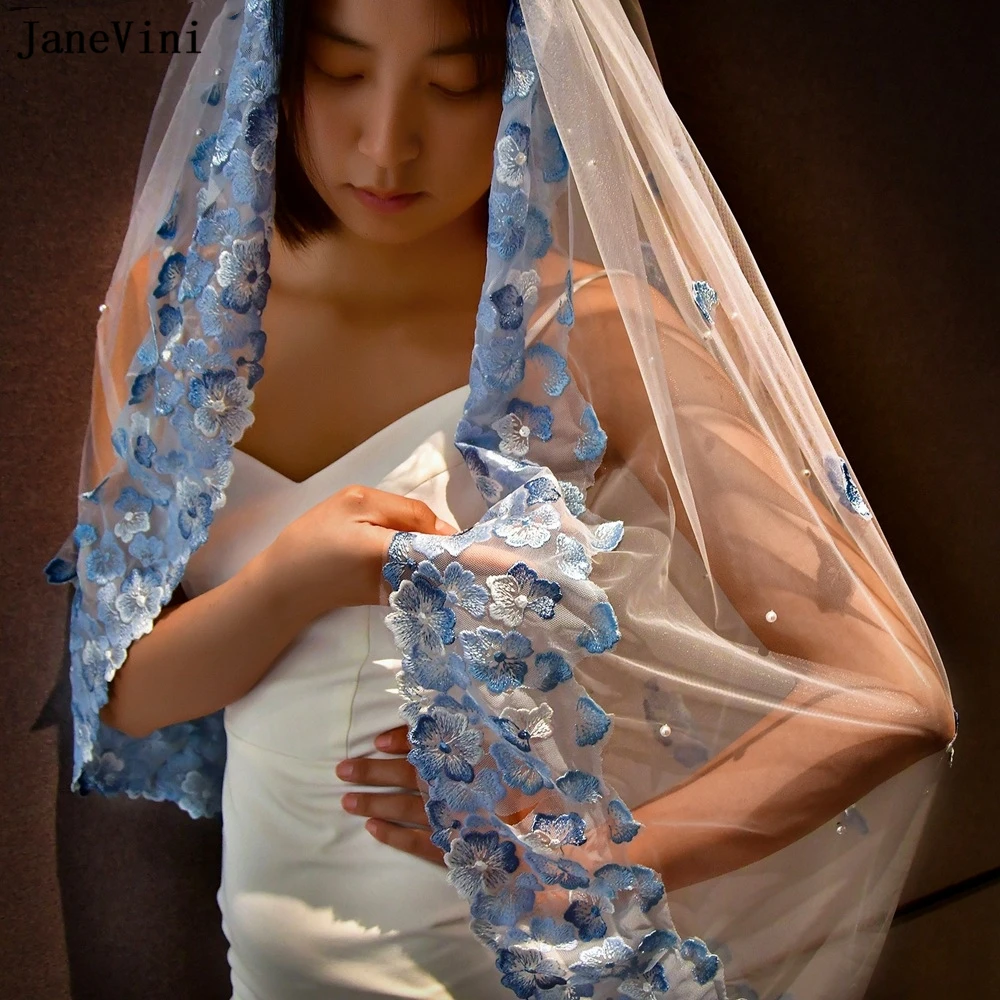 Pearl & Crystal Wedding Veil | Kennedy Blue