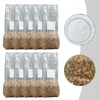 10pcs High-Yield Mushroom Cultivation Bags PP Sterilized Hydrated Grain Bag Filter Patch Substrate Mushroom Spawns Bag 6