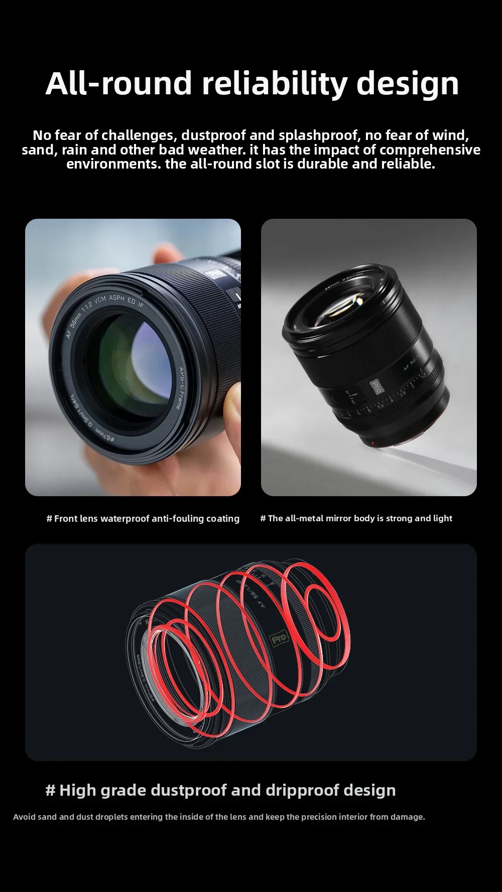 Viltrox 56mm F1.2 PRO APS-C Autofocus Lens Large Aperture Portrait Cameras Lens