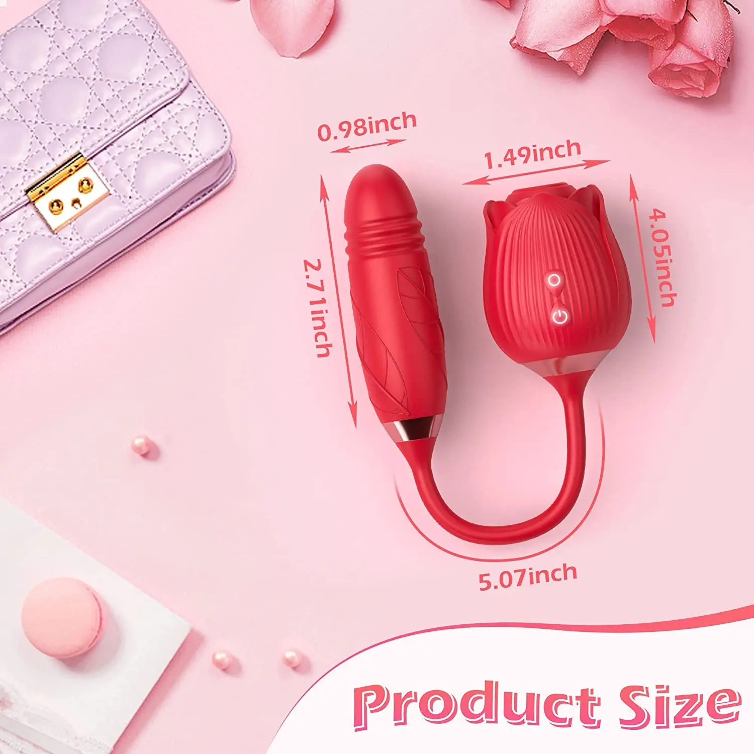Clitoral Suction Vibrator With Thrusting Egg For Women_voghion.com
