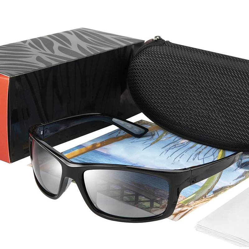 

Vintage Polarized Sunglasses Men Kanaio Coast Brand Sports Driving Sun Glasses For Male Square Goggle UV400 Gafas