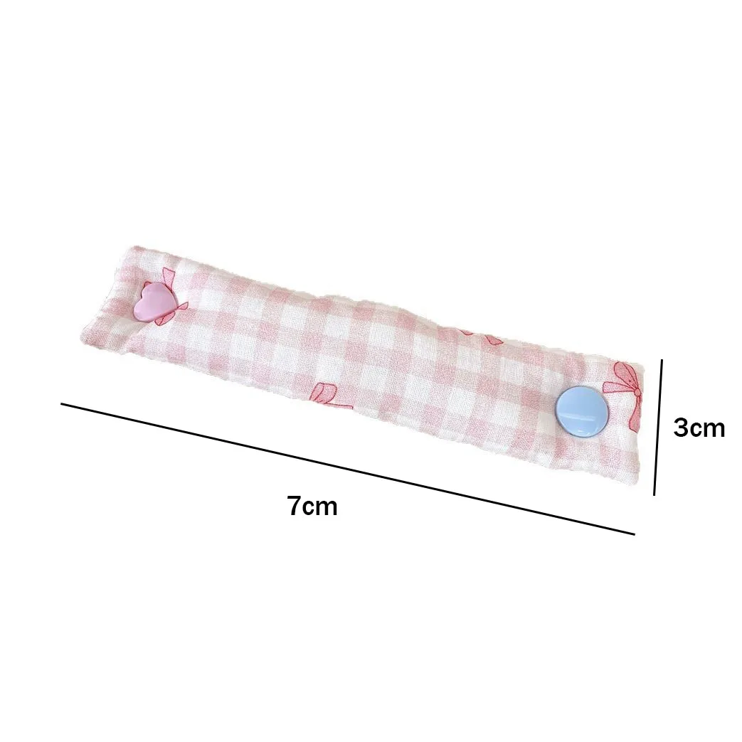 1PC Floral Cable Tie - INS Style Cloth Cord Organizer, Cute Reusable Wire Straps for Earphone/Data Cables 5