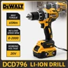 DeWalt Screwdriver 20v Brushless Lithium Battery Charging Electric Hand Drill 13mm Pistol Drill Electric Screwdriver Tool Dcd796 1