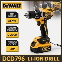 DeWalt Screwdriver 20v Brushless Lithium Battery Charging Electric Hand Drill 13mm Pistol Drill Electric Screwdriver Tool Dcd796 1