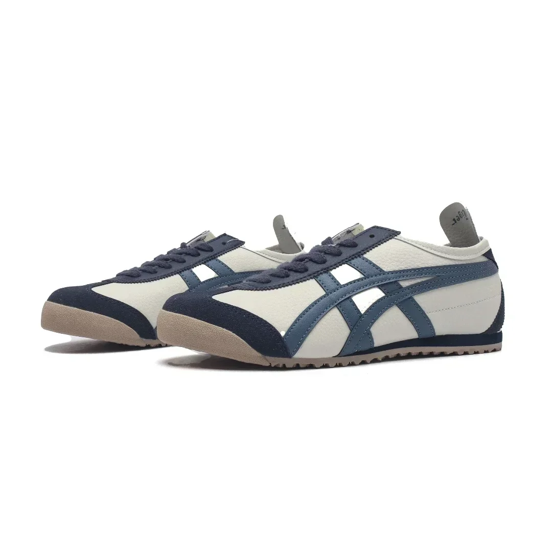 Asics Onitsuka Tiger MEXICO 66 Men and Women Skateboarding Shoes Low-top Outdoor Sneaker Vintage Unisex Casual Sneakers