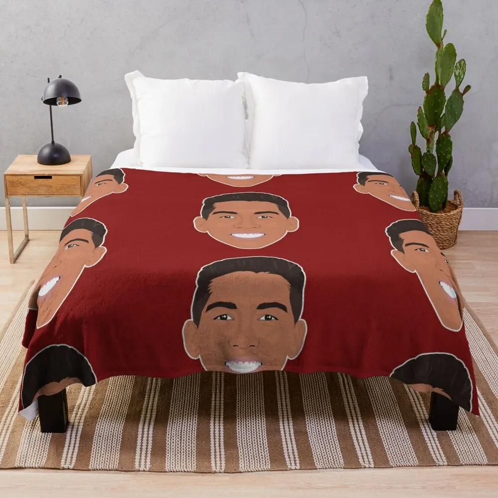 

Roberto Firmino Throw Blanket Bed Fashionable sofa bed Thin Furry Blankets