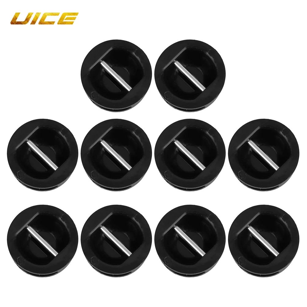 Surfboard Leash Plugs 10pcs 2.5/3cm SUP Board Leash Plug Surfing Accessories