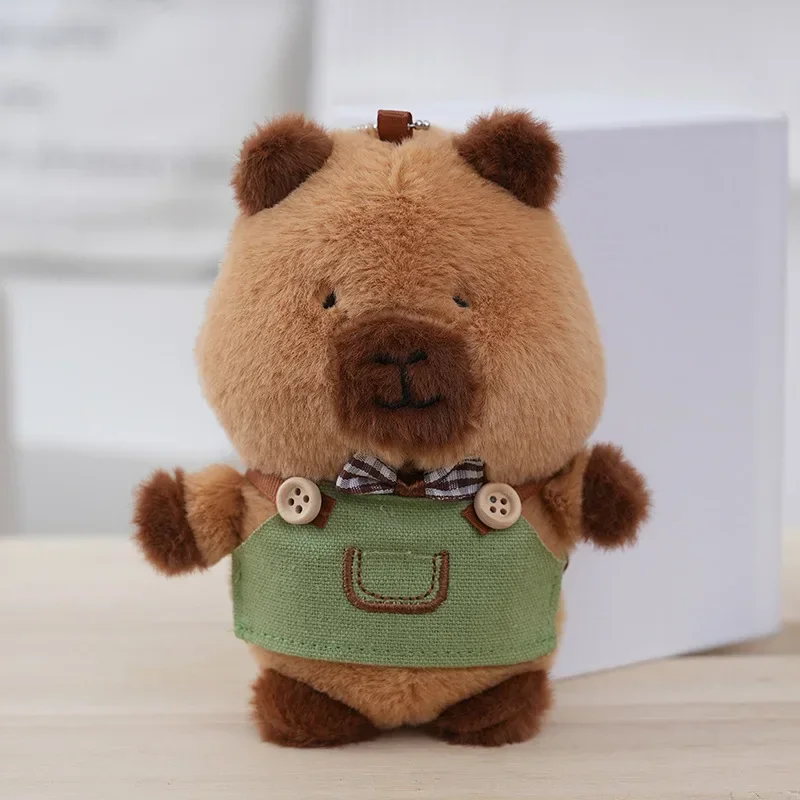 새로운 Capybara 키 체인 요리사 모양 Capybara 가방 키 체인 사진 액세서리 어린이 생일 선물 휴일 작은 선물