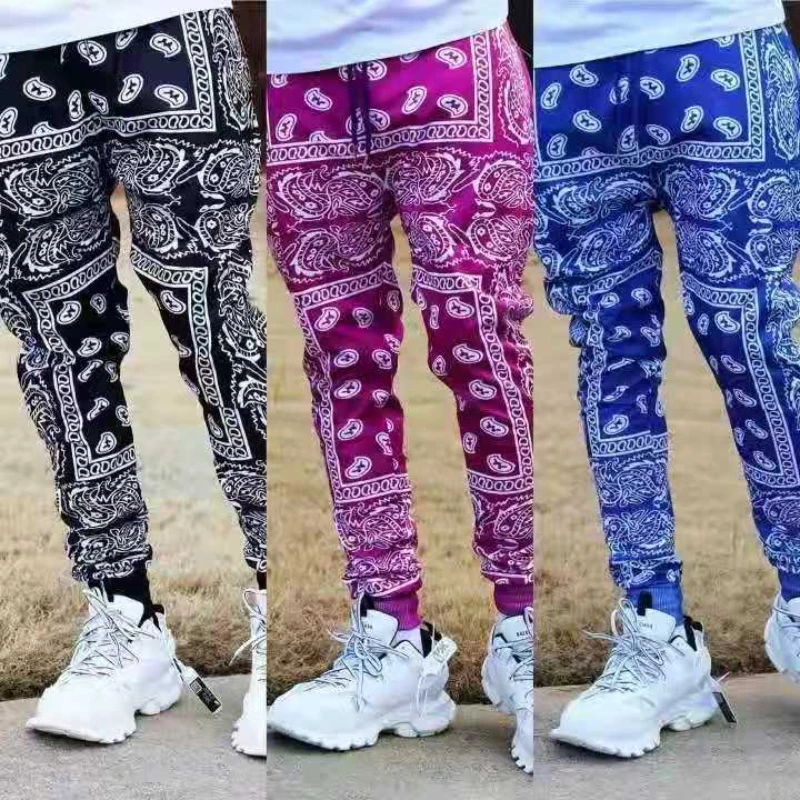 2024 Fashion Men 3D Printed Pants Fitness Casual Long Pants Men Workout Skinny Sweatpants Jogger Tracksuit Trousers