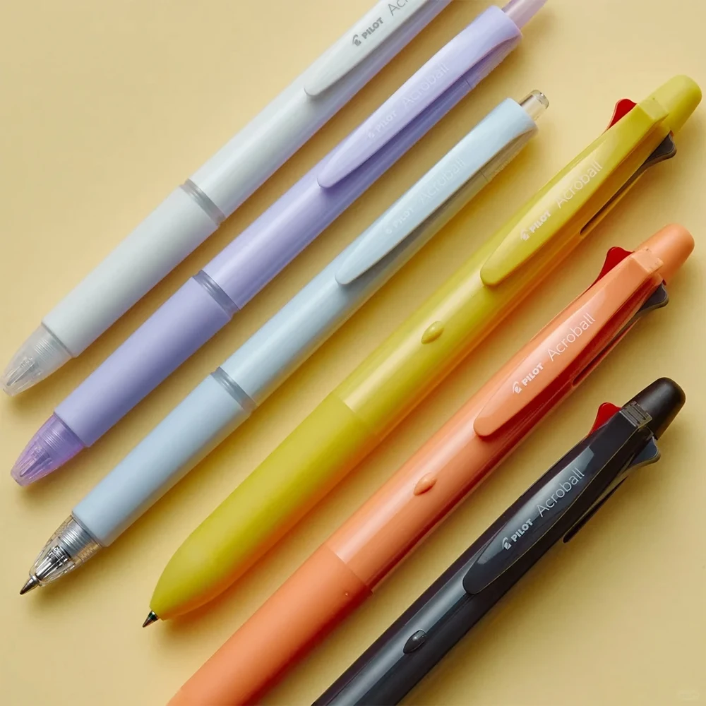 일본 파일럿 아크로 볼펜, 멀티 컬러 4 + 1 다기능 기계식 연필, 사무실 학교 문구, 0.7mm, 0.5mm, 1 개, 신제품
