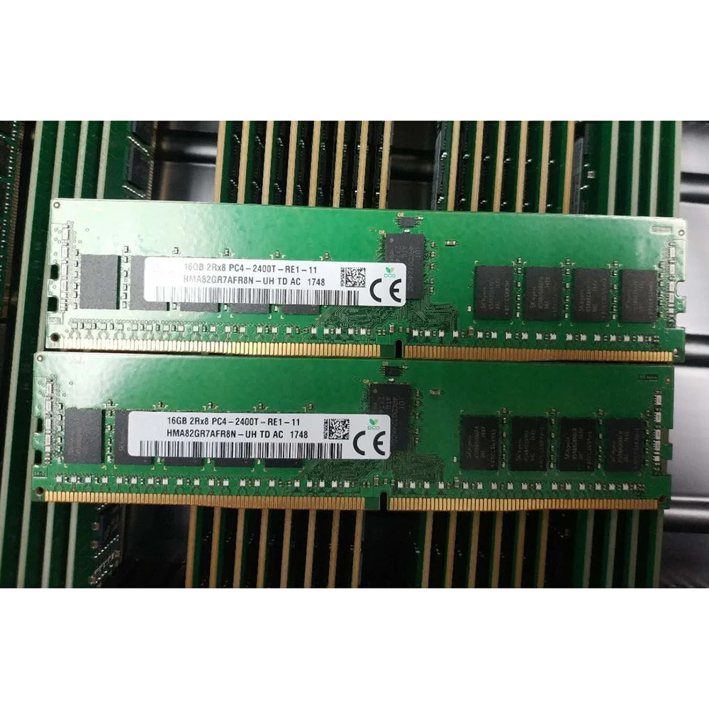 

1 шт. для SK Hynix RAM 16GB 16G 2RX8 DDR4 2400 PC4-2400T ECC REG HMA82GR7AFR8N-UH