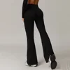 High Waist Wide Leg Pants Leggings Women Tights Fitness Bell-bottoms Yoga Elastic Leggings Push Up Gym Workout Flared Pants