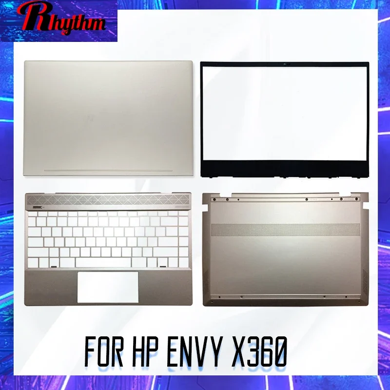 

NEW Original Laptop LCD Back Cover/Front Bezel/Palmrest/Bottom Case For HP ENVY X360 13-AH TPN-W136 Top Gold L24167-001
