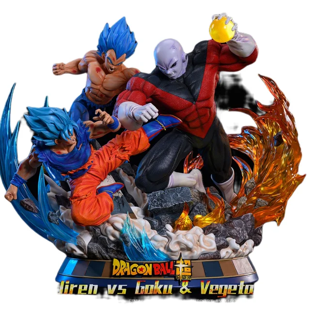 60Cm Mrc Ars Gk Jiren Vs Vegeta Son Goku Dragon Ball Super Action Figure  Limited Edition Luminous Statue Ornaments Model Toy - AliExpress
