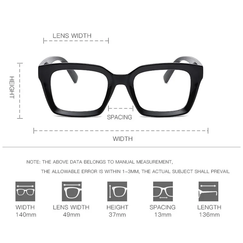 Fashion Reading Glasses Women 2023 New Square Anti Blue Light Presbyopia Eyegalsses Vintage Computer Optical Eyewear +1 .0~ +3.5