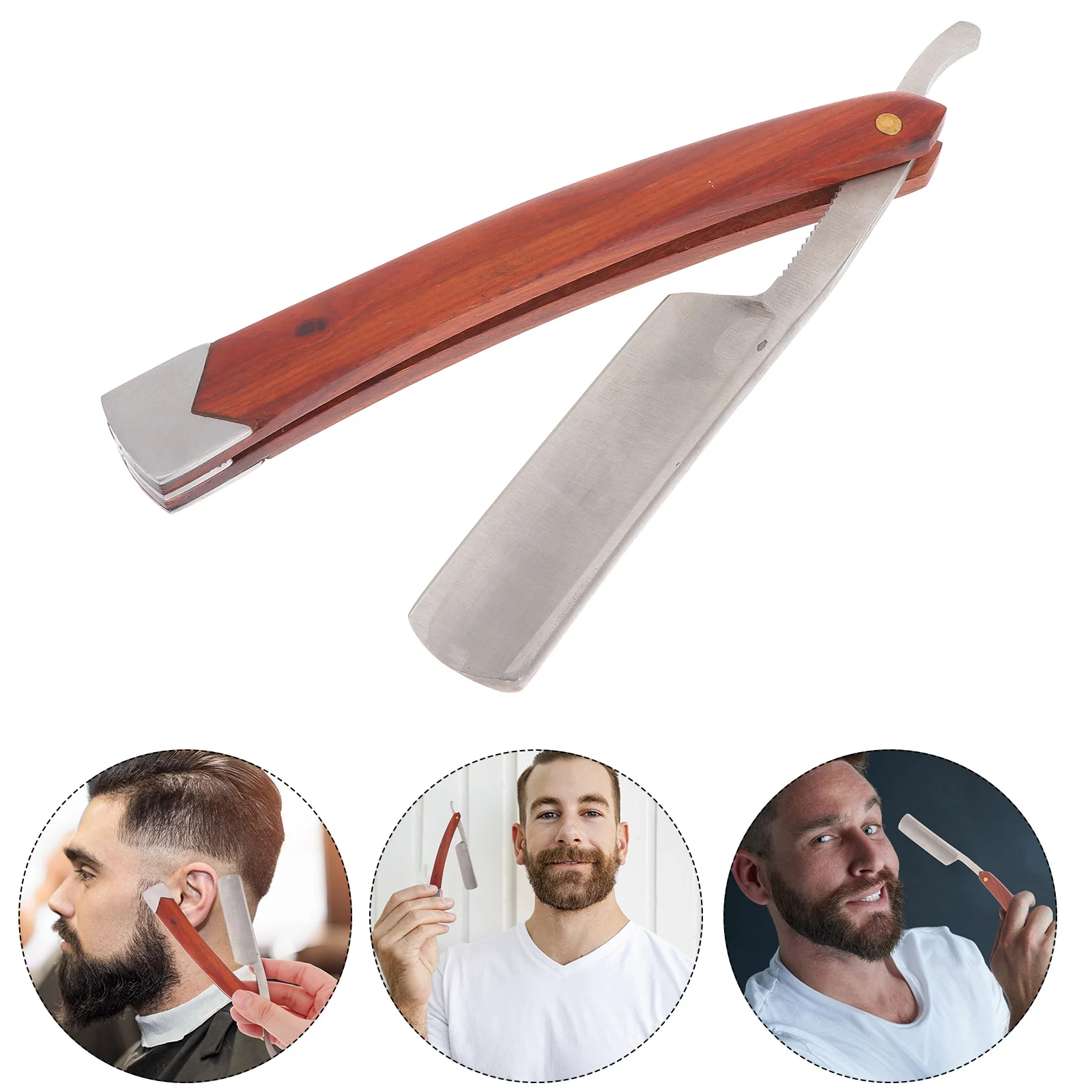 

Straight Shaving Mens Face Trimmer Barber Folding Máquinas De Afeitar Para Hombres Beard